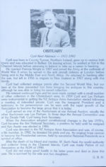 Obituary 1911-1993 Cyril Atkinson Founding Member