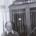 Clive Dennis and his Greener collection.