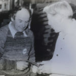 Clive Dennis with Alvin Shaw from Dunedin